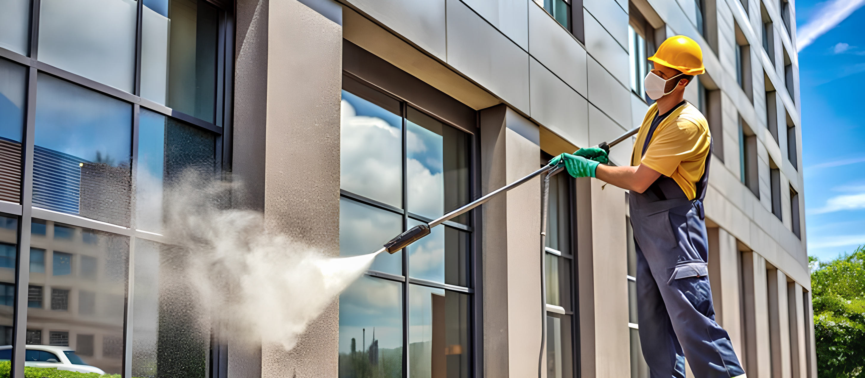 Professional pressure washing service